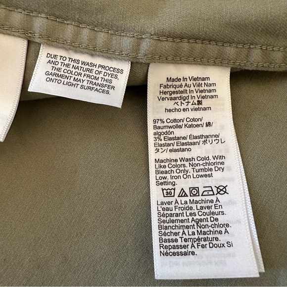 J.CREW Cinched Waist Utility Midi Dress Iced Pine Sage Green Stretch Chino Sz 8 - Picture 14 of 16